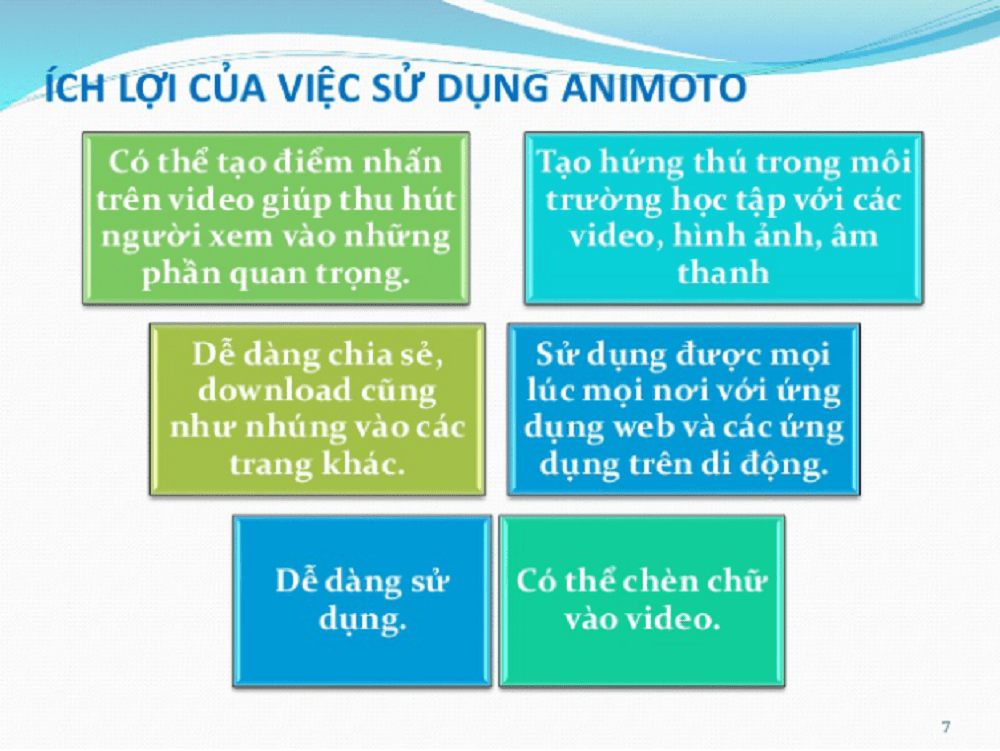 đăng ký tài khoản animoto.com