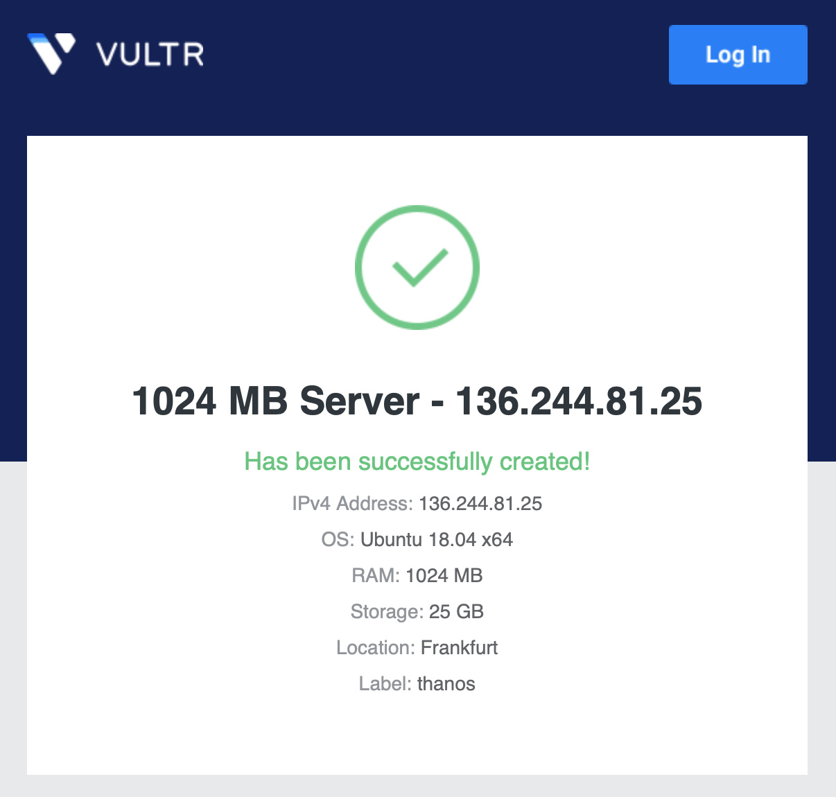 Vultr Nền tảng máy chủ riêng ảo (VPS) hàng đầu