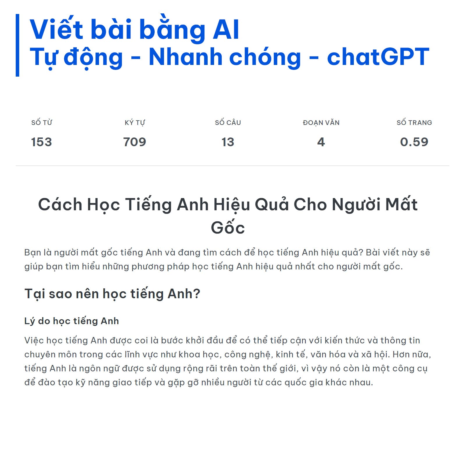 Giới thiệu về Laho AI – Công cụ viết Content AI Tiếng Việt chuẩn ngữ pháp