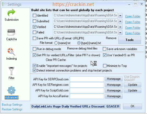 GSA Search Engine Ranker Coupon Tăng cường hiệu suất SEO của bạn với giá hấp dẫn!