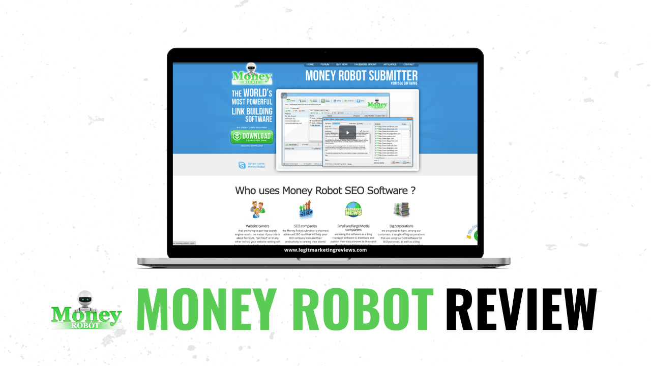 Money Robot Submitter Giải pháp tối ưu hóa SEO cho website của bạn